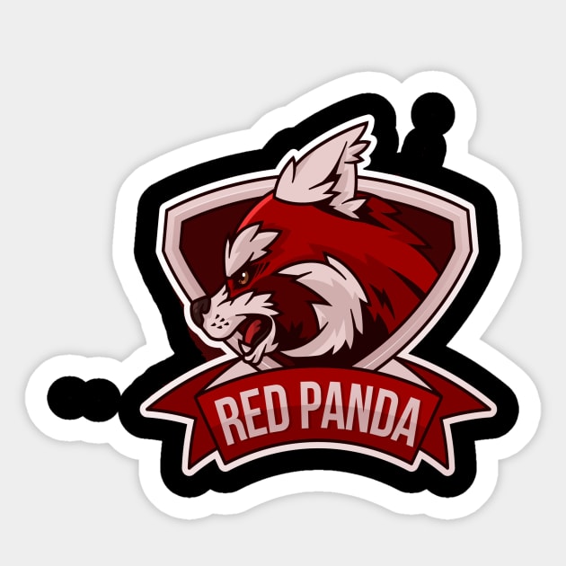 Red panda Sticker by This is store